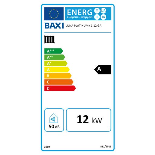 Baxi Luna Platinum 1.12+ ERP kondenzációs fali fütőkazán 12 kW