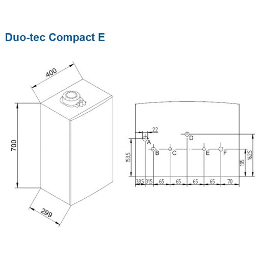 BAXI Duo-Tec Compact E 1.24 ERP kondenzációs fali fűtőkazán 24kW