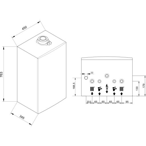 BAXI Luna Duo-Tec E 1.24 ERP kondenzációs fali fűtőkazán 24kw