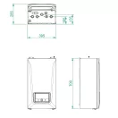 BAXI Luna Compact 1.24 ERP fali kondenzációs fűtő gázkazán 24,7 kW (A7867947)