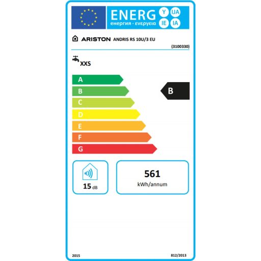 Ariston AN RS 10U EU 10L alsó elhelyezésű villanybojler (3100330)