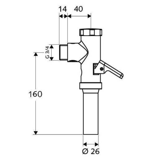 SCHELL 2202 WC ÖBLíTŐSZ. 3/4" 022380699