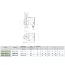 DAB EVOSTA2 40-70/180 Szivattyú 1" 60185492 180mm 1~230V fűtési elektronikus