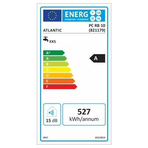 Atlantic Opro PC RB 10L felső elhelyezésű villanybojler