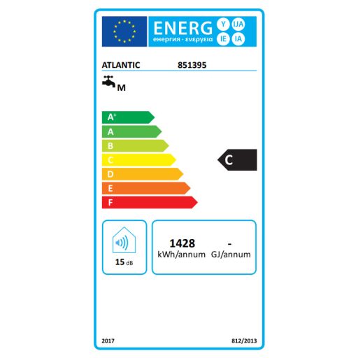 Atlantic Opro+ S 80l Elektromos Vízmelegítő 2kW – Függőleges