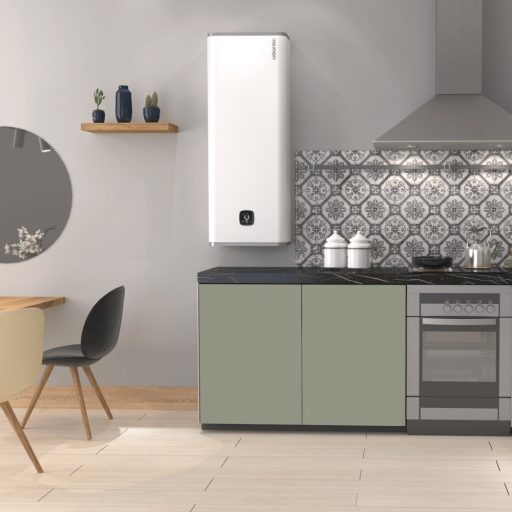 Atlantic Vertigo Steatite WD 80 Wi-Fi tárolós elektromos vízmelegítő, fehér