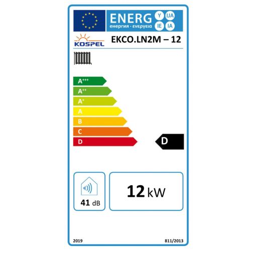 KOSPEL EKCO.LN2M-12 kazán, elektromos, fali, tágulási tartállyal, 400 V, 12 kW (