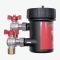 Adey MagnaClean Micro 1 Black kombinált golyóscsappal, 3/4"