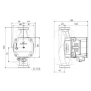 Grundfos Alpha1 L 25-40 keringetőszivattyú 180 mm 6/4" 230V 99160579