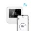 BVF 801 önálló WiFi okostermosztát Üveg előlap prémium, FEHÉR levegő+padlósz.3m