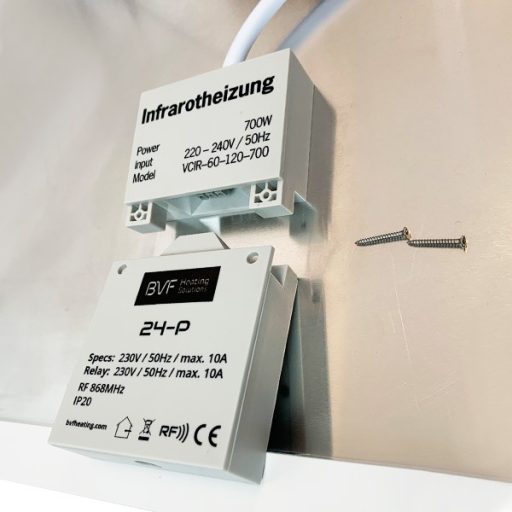 BVF 24-P termosztát vevőegység infrapanelhez (meglévo 24-FP rendsz.bovítésére)