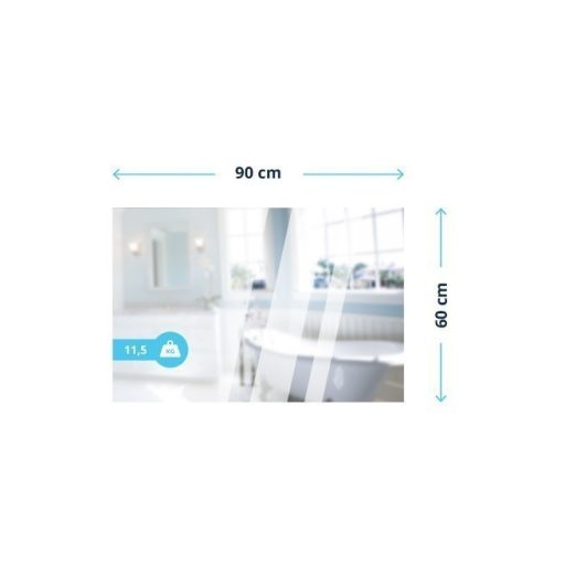 BVF MG 600W Tükör infrapanel 90x60x2,5 IP44 (IPNG0600MG)