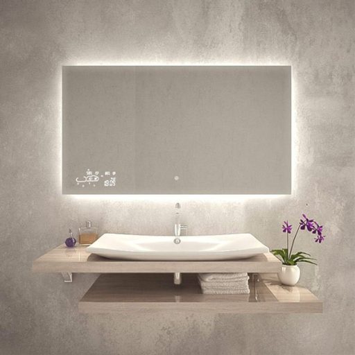 BVF ADELIG okostükör 100X60CM 350W LED világítás és fűtés egyben