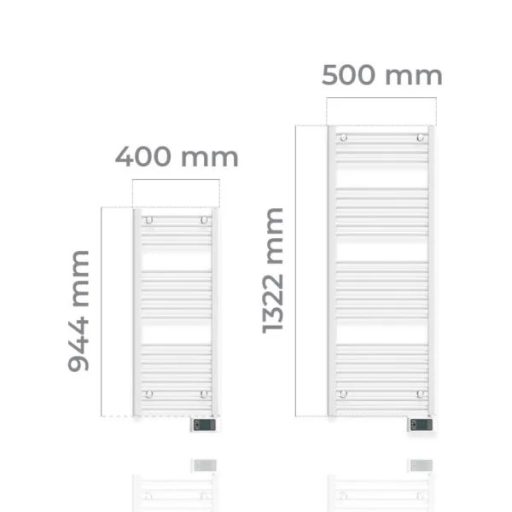 NOIROT Intuis Nao elektromos Törölközőszárító radiátor 300W