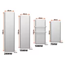 BVF Radialight ICON WI-FI elektromos fűtőpanel - 750W; antracit