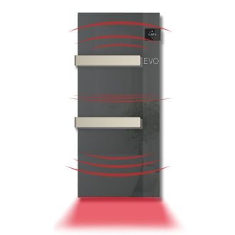   BVF Radialight SILK EVO törölközőszárító radiátor - 1000W; antracit