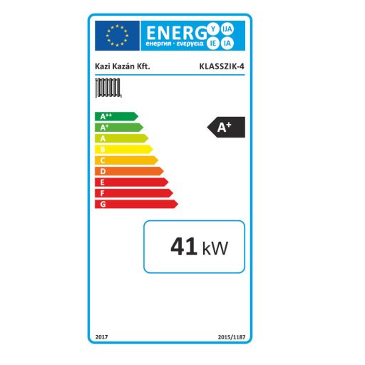 Totya kazán Klasszikus 4 40kw B + autómata huzatszabályzó (Kazi)