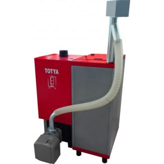   TOTYA KOMPLETT PELLET KAZÁN 35 KW (KAZÁN TEST, PELLET ÉGŐ, NAPI TARTÁLY)