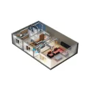 VENTS VUE 100 P mini Hővisszanyerős légkezelő berendezés