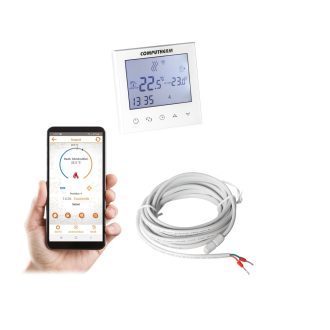   COMPUTHERM E280 Wi-Fi termosztát rad.- és padlófűtési rendszerekhez fehér üveg