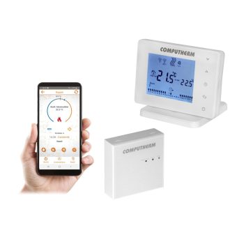   COMPUTHERM E400RF Wi-Fi termosztát vezeték nélküli érintőgombos vezérlővel