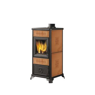 EDILKAMIN 813880 DECOR Bőr színű Fatüzelésű Kályha