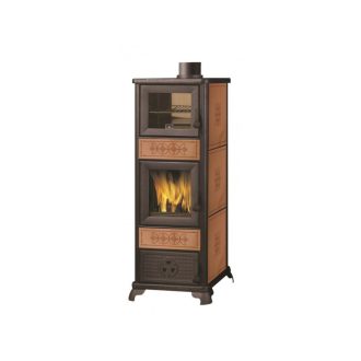EDILKAMIN 813900 DECOR C Bőr színű Fatüzelésű Kályha