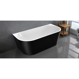   Wellis WK00138 Calabria Black szabadon álló kád fekete külsővel 170x80x58