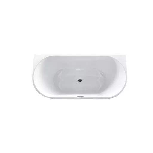 Wellis WK00138 Calabria Black szabadon álló kád fekete külsővel 170x80x58