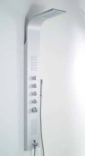Wellis WZ00086 Mariner Silver termosztátos zuhanypanel 19x50x160