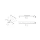Wellis WE00087 W-Drain Flat 80 zuhanyfolyóka 80x7x9,5-11