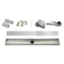 Wellis WE00089 W-Drain Square 80 zuhanyfolyóka 80x7x9,5-11