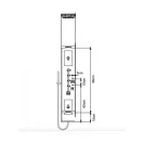 Wellis WZ00102 Mariner B. Matt termosztátos zuhanypanel