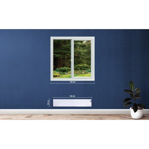 Adax Neo SL08W 800 W Fehér magasság: 20 cm