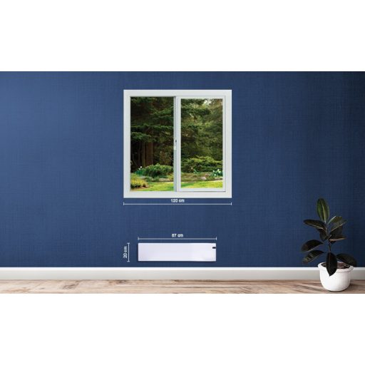 Adax Neo SL06W 600 W Fehér magasság: 20 cm