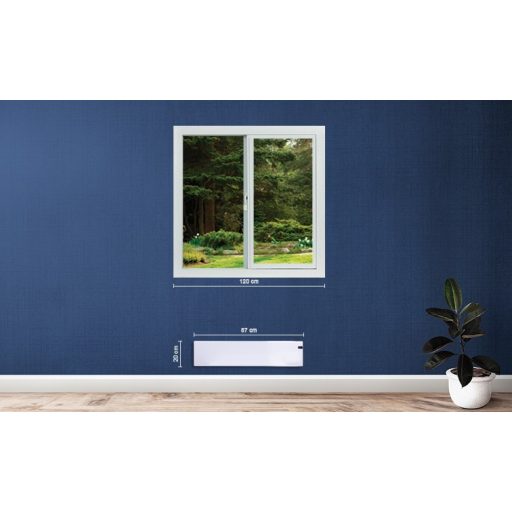 Adax Neo SL06B 600 W Fekete magasság: 20 cm