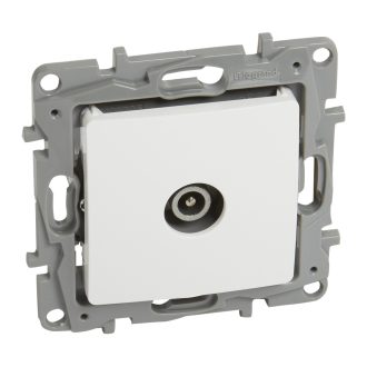 Legrand 764555 Niloé TV aljzat, végzáró (10 dB), fehér