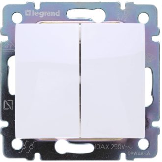 Legrand 774408 Valena kettős váltókapcsoló fehér