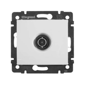   Legrand 774429 Valena TV antenna-csatlakozóaljzat végzáró, 1,5dB fehér