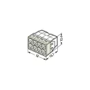 WAGO 2273-208 8X2,5 FEHÉR