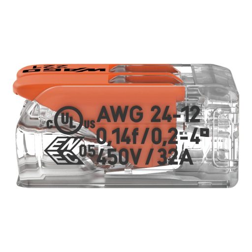 WAGO 221-412 AWG 2412 2X0.2-4MM2 100db/cs