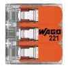 WAGO 221-413 AWG 2412 3X0.2-4MM2