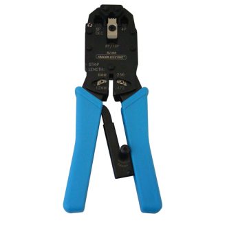   TRACON RJ468 Vágó- ,csupaszító- és présszerszám RJ.. csatlakozó RJ11, RJ12, RJ45