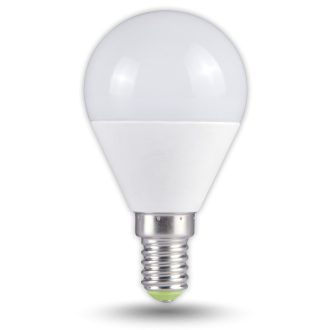   TRACON LMG455NW Gömb búrájú LED fényforrás 230VAC, 5 W, 4000 K, E14, 380 lm, 200