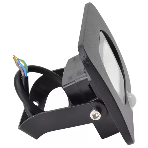 TRACON RSMDLM20 SMD fényvető mozgásérzékelővel, fekete 220-240V AC, 20W, 4000K,