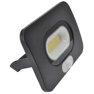   TRACON RSMDLM30 Fekete SMD fényvető mozgásérzékelővel 30W, 4000K, IP65, 220-240V