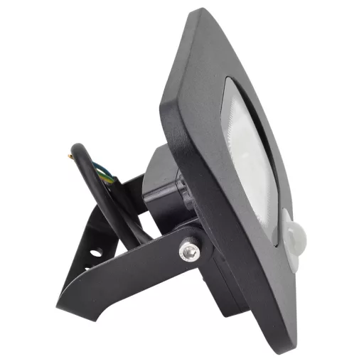TRACON RSMDLM30 Fekete SMD fényvető mozgásérzékelővel 30W, 4000K, IP65, 220-240V