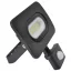 TRACON RSMDLM10H SMD fényvető mozgásérzékelővel, fekete 220-240V,10W,4000K,IP65,