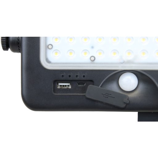 TRACON LSFLK10W Napelemes LED fényvető mozgásérzékelővel 10 W, 4000 K, 1100 lm,