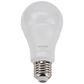   TRACON LAS6015W Gömb burájú LED fényforrás SAM 230V,50Hz,15W,3000K,E27,1490 lm,2